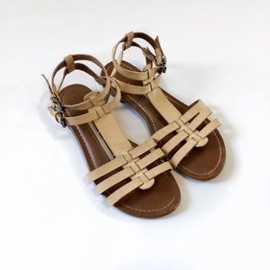 ND Festival Bohemian Nude Strappy Sandals 7.5